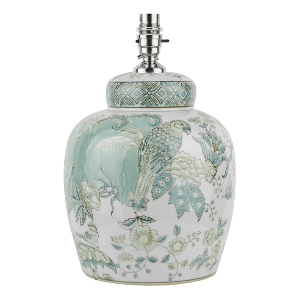 (image for) Laura Ashley Elizabeth Ceramic Table Lamp With Bird Print Design Base Only